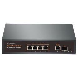 4+1+1 10/100/1000 port PoE switch PS04GE+1GE+1SFP