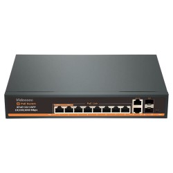 8+2+2 port Giga PoE switch PS08GE+2GE+2SFP