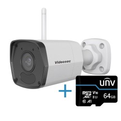 2MP Videosec IPW-2122W-28F-64G WiFi IP Bullet video nadzorna kamera