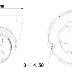 IPD-3614LSA-28F 4MP StarLight SMART IP Dome Camera, 2.8mm + Audio + microSD