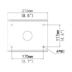 Vertical Pole Mount Bracket