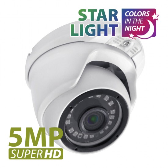 5.0MP AHD kamera CDM-233H-IR SuperHD Starlight Metal